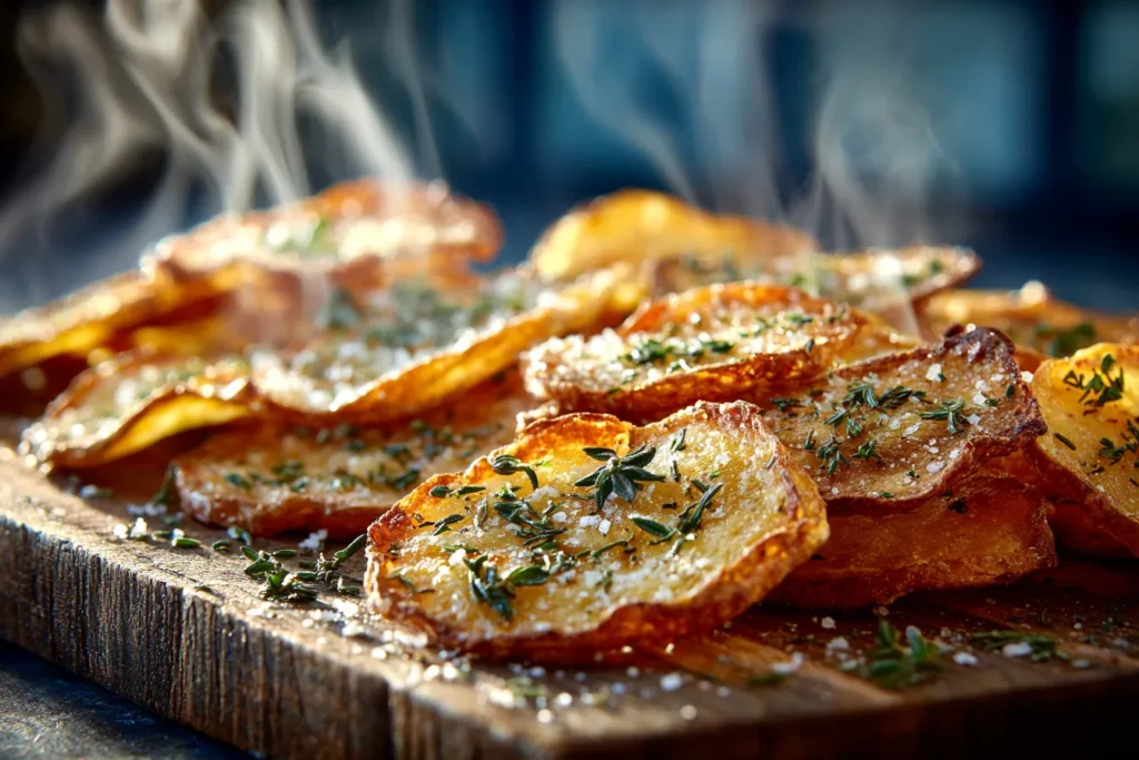 Baked Potato Chips Recipe: Crispy, Healthy & Completely Homemade
