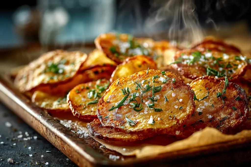 Baked Potato Chips Recipe: Crispy, Healthy & Completely Homemade