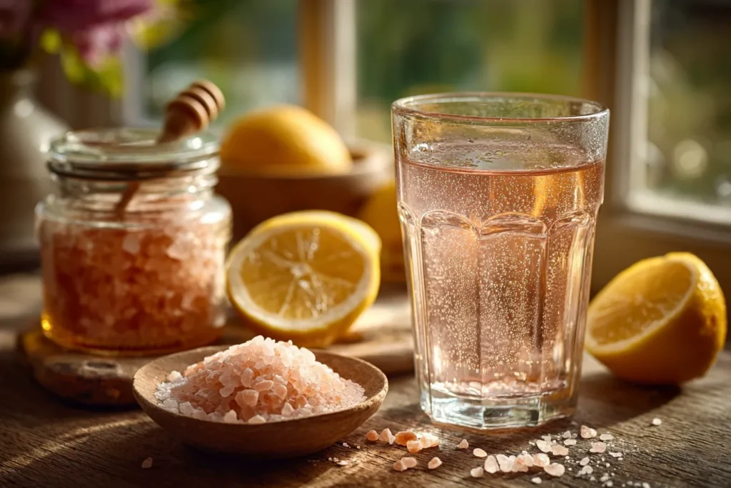 Pink Salt Morning Tonic: Hydrating, Healing & Naturally Energizing