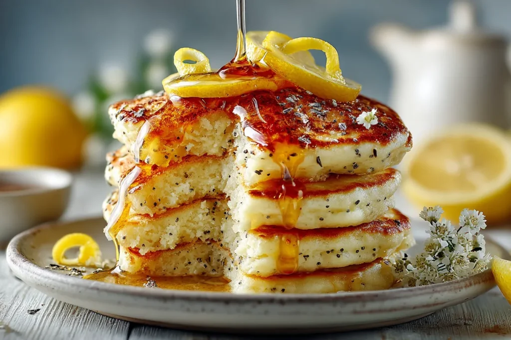 Lemon Poppyseed Protein Pancakes: A Bright, High-Protein Breakfast