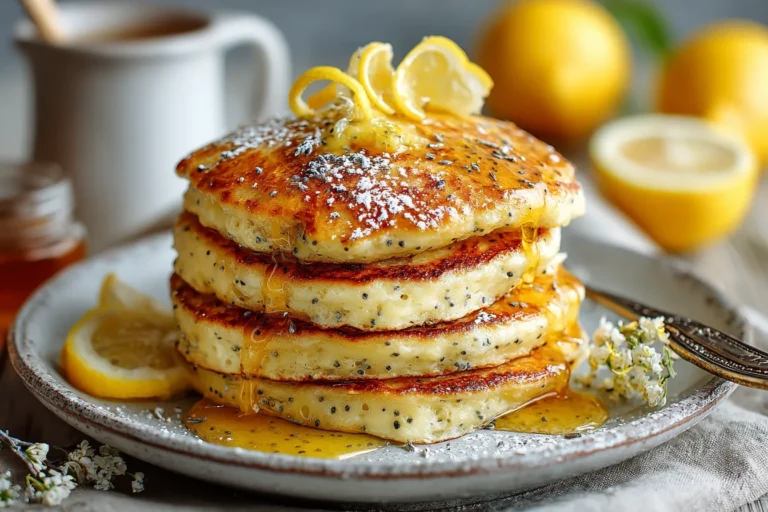 Lemon Poppyseed Protein Pancakes: A Bright, High-Protein Breakfast
