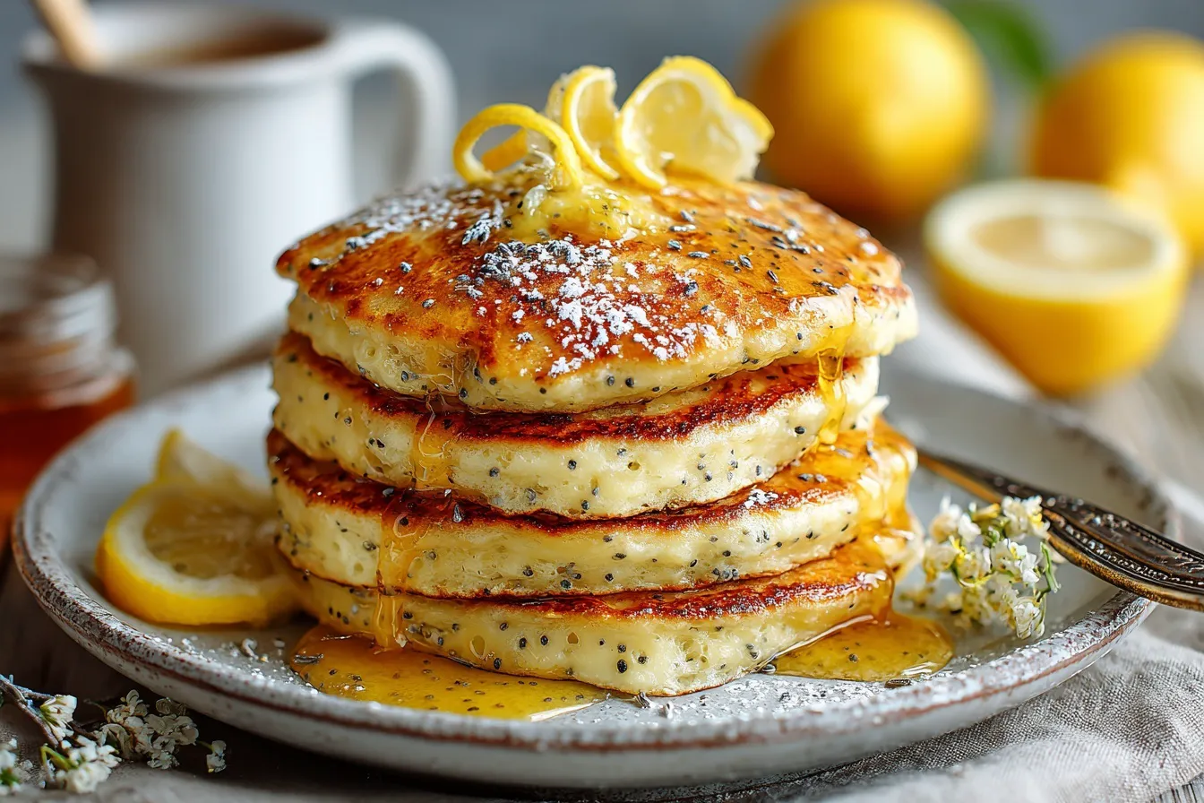 Lemon Poppyseed Protein Pancakes: A Bright, High-Protein Breakfast