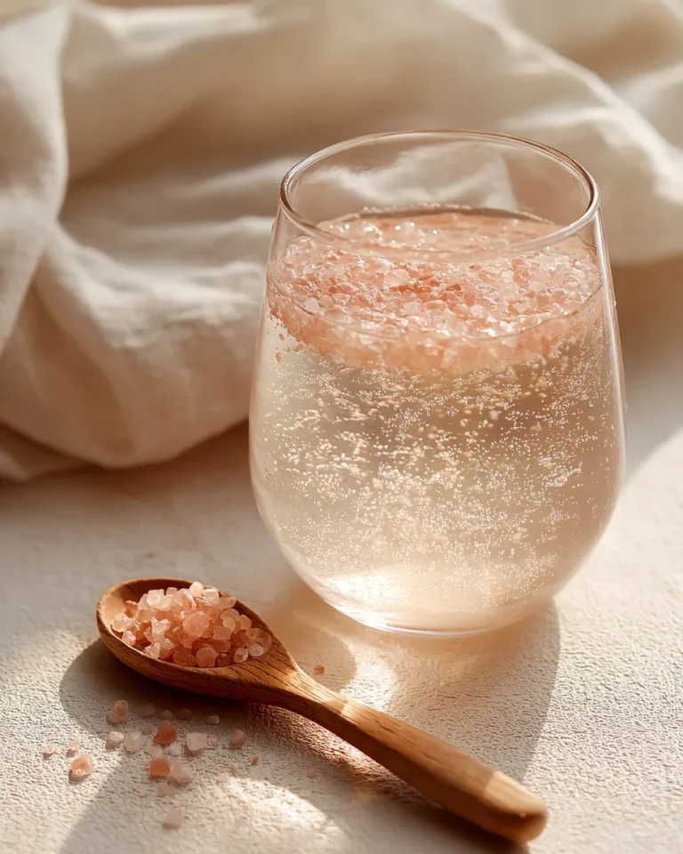 Pink Salt Morning Tonic: Hydrating, Healing & Naturally Energizing