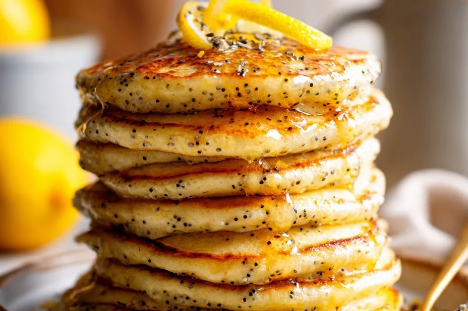 Lemon Poppyseed Protein Pancakes: A Bright, High-Protein Breakfast