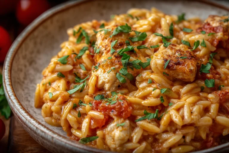Creamy Tomato Orzo With Chicken Recipe Best Creamy Tomato Orzo Chicken How To Make Creamy Tomato Orzo Creamy Tomato Orzo C...