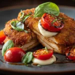 Crispy Chicken Caprese Recipe Best Crispy Chicken Caprese How To Make Crispy Chicken Caprese Gluten Free Crispy Chicken Ca...