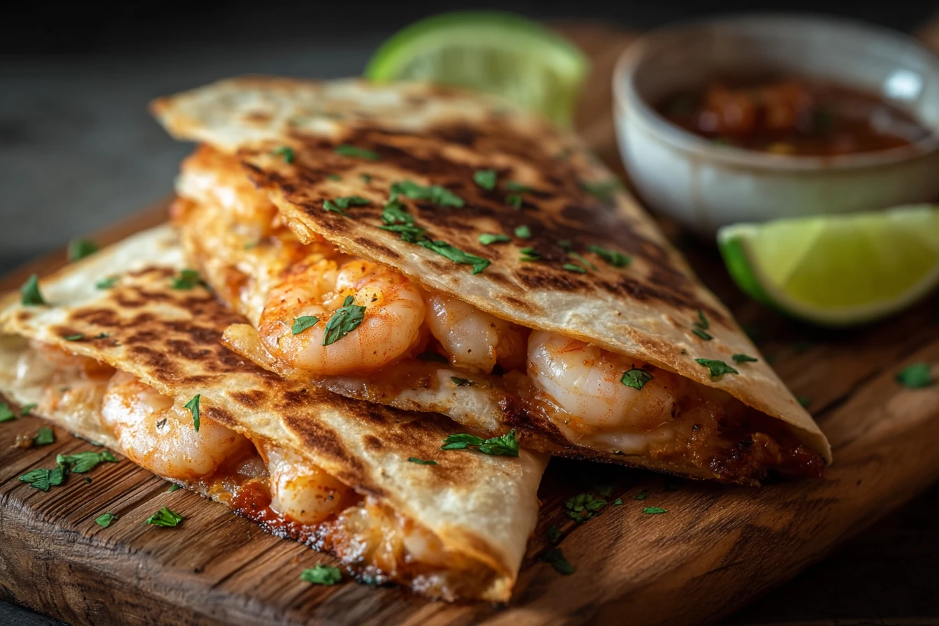 Garlic Butter Shrimp Quesadillas Recipe Easy Garlic Shrimp Quesadillas Best Cheese For Shrimp Quesadillas Homemade Garlic ...