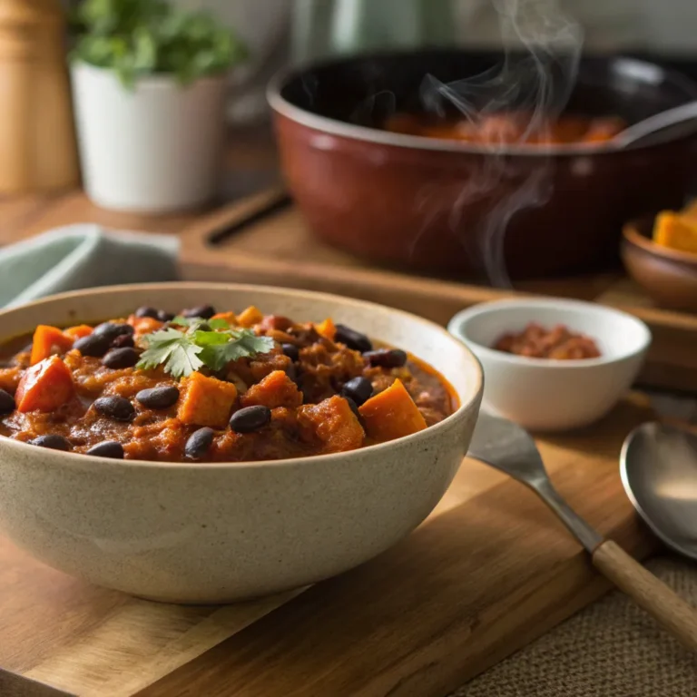 Sweet Potato & Black Bean Chili