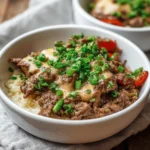 Low Carb Philly Cheesesteak Bowl Recipe Quick Keto Philly Cheesesteak Bowl Easy Low Carb Cheesesteak Recipe Tasty Philly C...