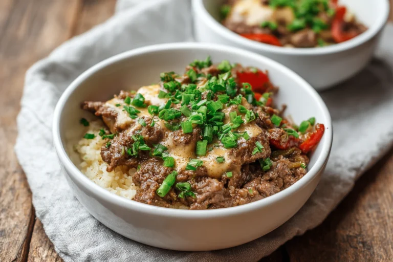 Low Carb Philly Cheesesteak Bowl Recipe Quick Keto Philly Cheesesteak Bowl Easy Low Carb Cheesesteak Recipe Tasty Philly C...