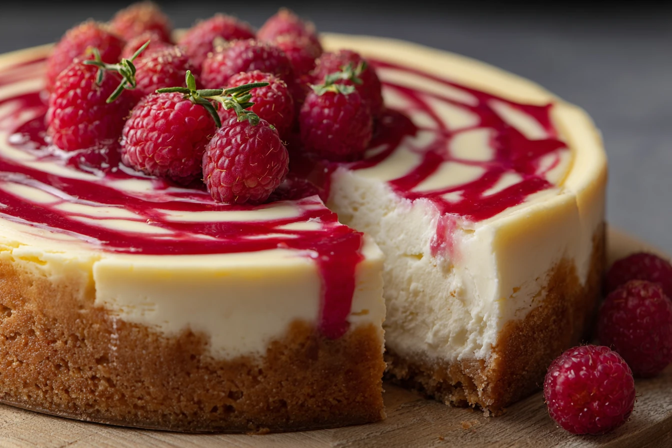 White Chocolate Raspberry Cheesecake Recipe Buy White Chocolate Raspberry Cheesecake Online Best White Chocolate Raspberry...